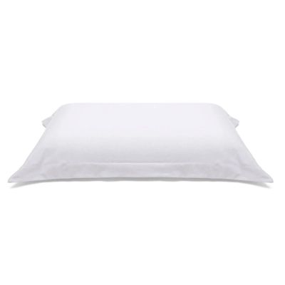 Jogo de Cama Buettner Solteiro Malha Liso 2 Peças Image Branco