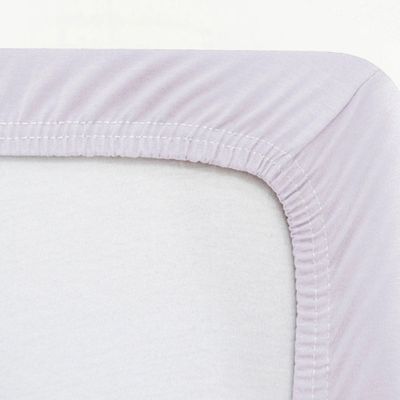 Jogo de Cama Buettner Solteiro Malha Liso 2 Peças Image Branco