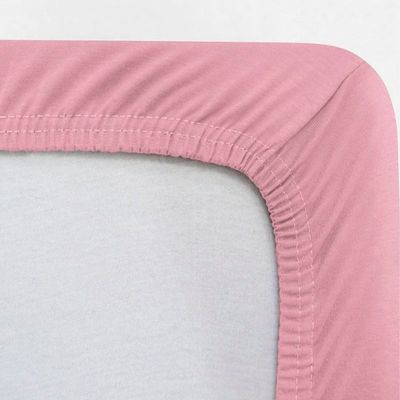 Jogo de Cama Buettner Casal Malha 100% Algodao Liso 3 Peças Image Rose