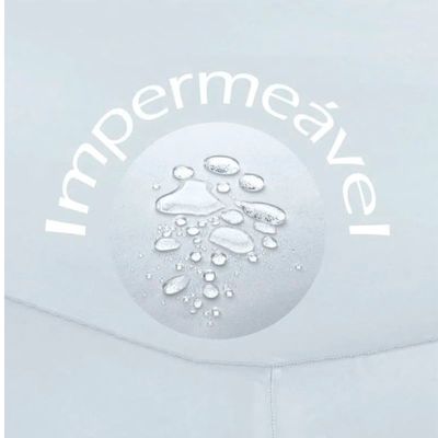 Protetor Colchão Buettner Solteiro Malha Impermeável 90cmx1,90mx30cm Branco