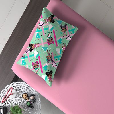 Jogo de Cama Solteiro Portallar Malha Misto 2pçs Lol Color/Rosa Prisma