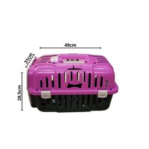 Caixa De Transporte Pet Joy Número 1 Rosa - Furacão Pet