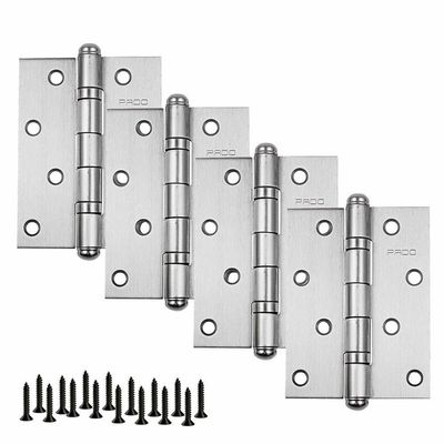 Dobradiça Porta Pado 4030 Inox Escovada Rolamentada 4 Peças