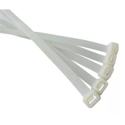 Abraçadeira De Nylon 3,5x200mm - 100 Unidades Branca