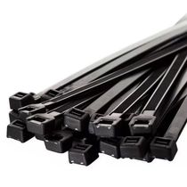 Abraçadeira De Nylon Preto 50 Un Cinta Plastica Enforca Gato