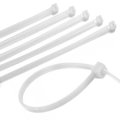 Abraçadeira De Nylon 2,5x150mm - 100 Unidades Branca