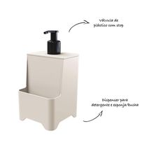 Dispenser De Pia Para Detergente E Esponja - Stolf Areia