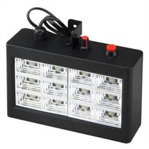 Strobo Led Rgb Iluminação Festa 12 Leds Rítmico 15W Balada
