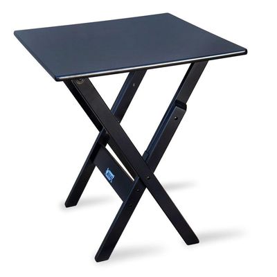 Kit 2 Conjuntos De Mesa Dobravel Com 4 Cadeiras Dobráveis De Madeira 70x70 Cm Preto Cor: Preto