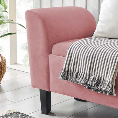 Recamier Bau Malibu 1,40m Suede Rose - Inova Decor