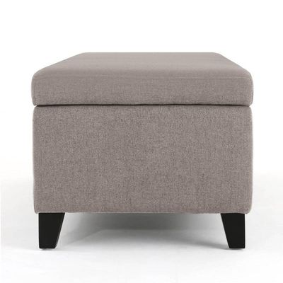 Recamier Bau Julia 1,40m Suede Bege - Inova Decor