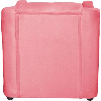 Kit 12 Poltronas Mila Pé De Plástico Cromado - Rosê Suede