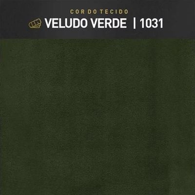 Kit 2 Puff Puf Sala Lhor Veludo Verde Rm Verde