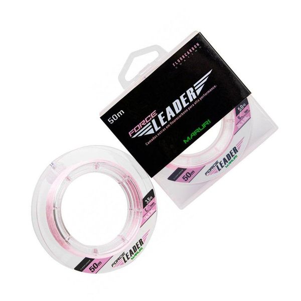 Linha Maruri Force Leader 50m 0,31mm - Pink Cristal