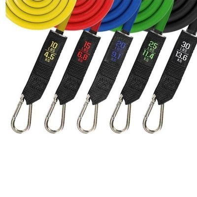 Kit Elásticos 11 Itens Treino Funcional Em Casa Pilates Yoga Musculação- Jt-003