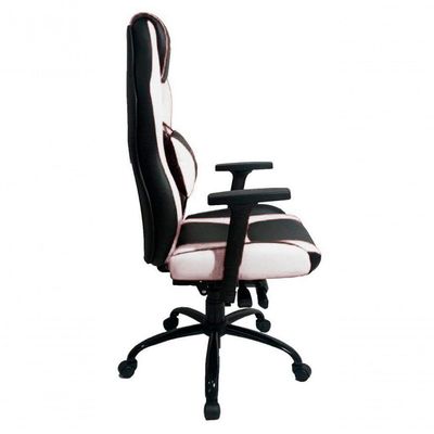 Cadeira Gamer Com Almofada Linha Gamer Racing Branco