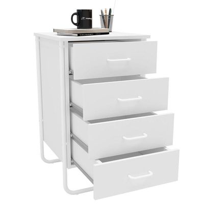 Gaveteiro Foster 4 Gavetas Politorno Branco Branco