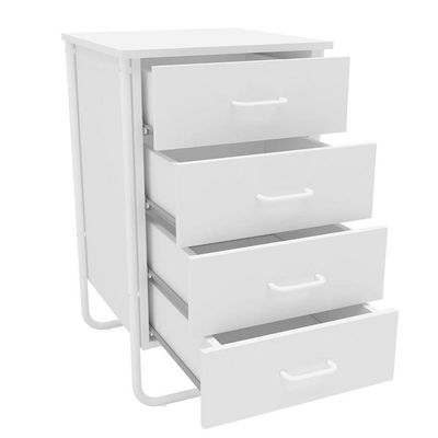 Gaveteiro Foster 4 Gavetas Politorno Branco Branco
