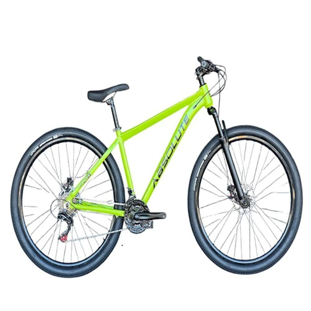 Bicicleta Absolute Nero 5 Verde 21v Câmbios Shimanos