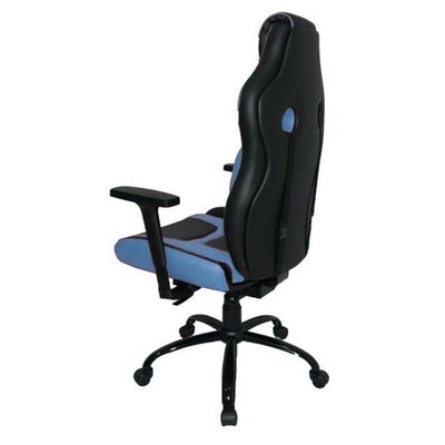 Cadeira Gamer Com Almofada Linha Gamer Racing Azul
