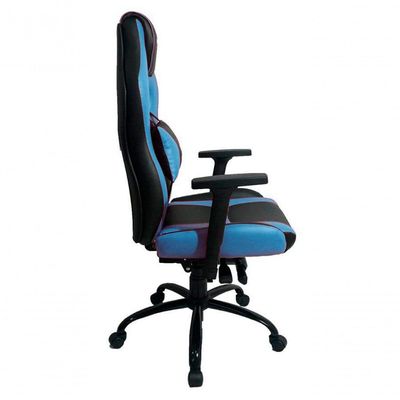 Cadeira Gamer Com Almofada Linha Gamer Racing Azul