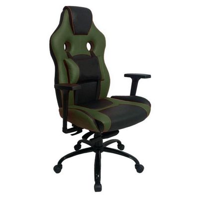 Cadeira Gamer Com Almofada Linha Gamer Racing Verde