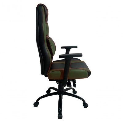 Cadeira Gamer Com Almofada Linha Gamer Racing Verde