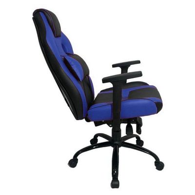Cadeira Gamer Com Almofada Linha Gamer Racing Azul