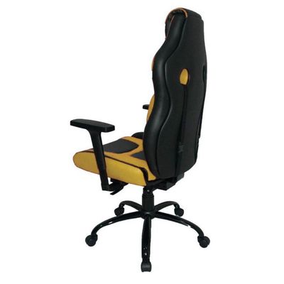 Cadeira Gamer Com Almofada Linha Gamer Racing Amarelo