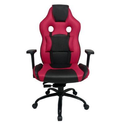 Cadeira Gamer Com Almofada Linha Gamer Racing Rosa