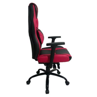 Cadeira Gamer Com Almofada Linha Gamer Racing Rosa