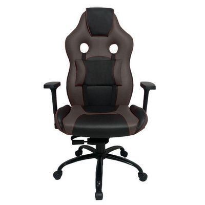 Cadeira Gamer Com Almofada Linha Gamer Racing Marrom