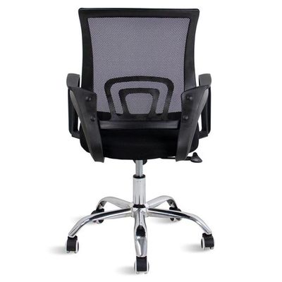 Cadeira De Escritório Mesh Diretor Giratoria New Java - Preta