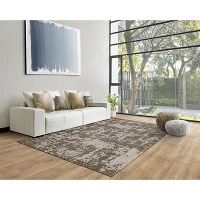 Tapete P/ Sala Serido B2694 Cream/taupe 1,43x2,20 São Carlos