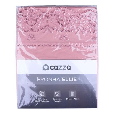 Fronha Microfibra 50x70 Ellie Cazza Rosa