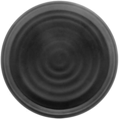 Kit 6 Pratos de Melamina Preto Fosco 25,5cm para Sushi Casa Restaurante Refeições Lyor Tóquio