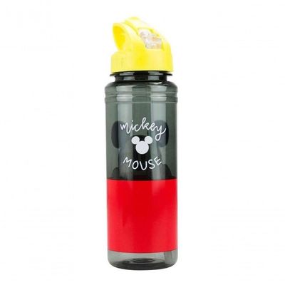 Garrafa Plastico Com Canudo Mickey Mouse 700ml Disney