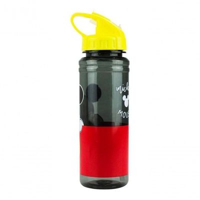 Garrafa Plastico Com Canudo Mickey Mouse 700ml Disney