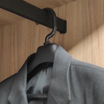Cabide para Camisa Social Roupa Reforçado Ombreira Preto Closet Organizador Armário