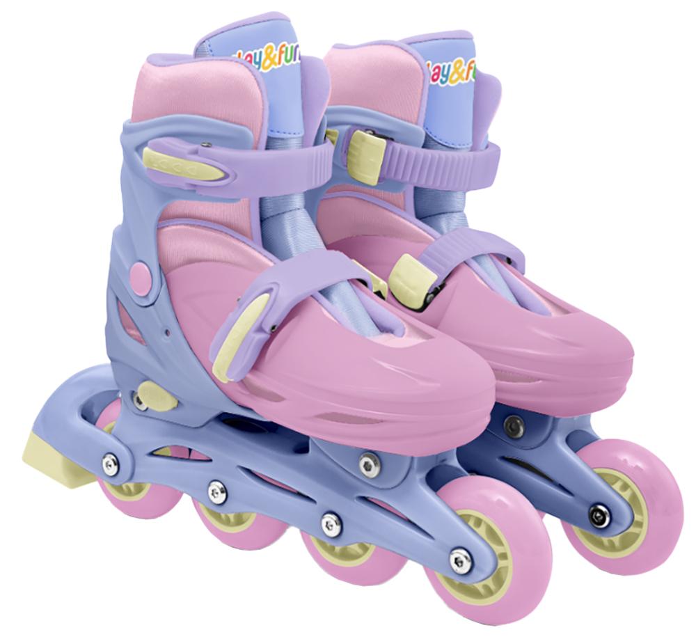 Kit Patins Roller Lilás 32-35 Play&Fun