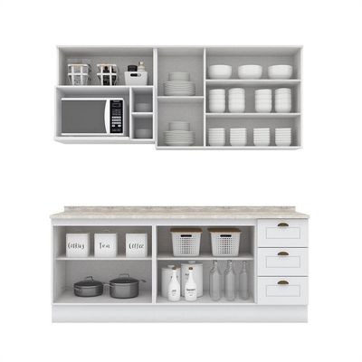 Cozinha Compacta 05 Peças Amy Casa 812 Branco