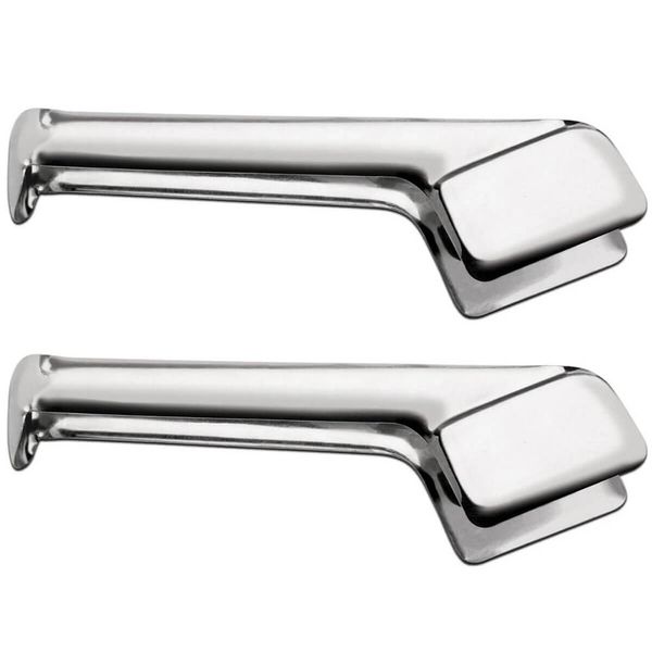 Kit 2 Pegadores Universais de Cozinha Multiuso Macarrão Salada Comida Taumer Inox