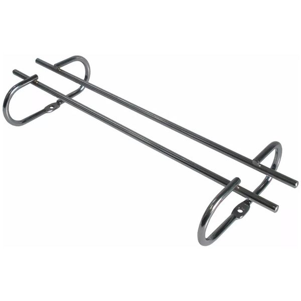 8 Suportes Organizadores De Armário Porta Taças Cromado 42cm