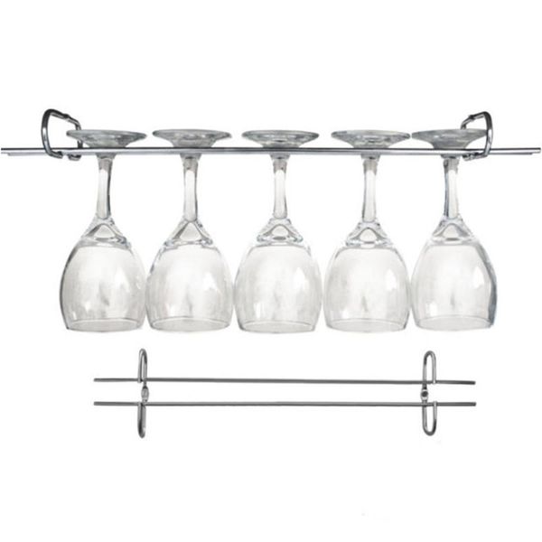 12 Suportes Organizador De Armário Porta Taças Cromado 42cm