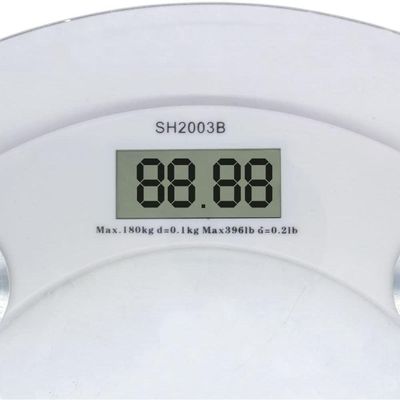 Balança Digital Vidro Temperado 180Kg Banheiro Academia