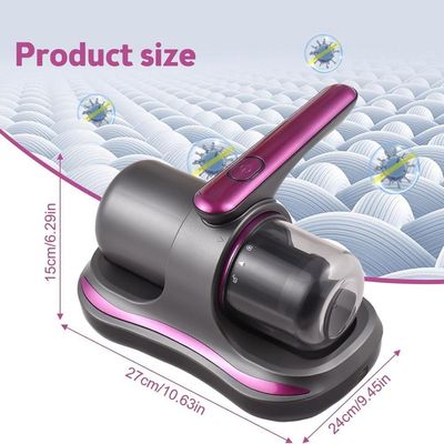 Aspirador Portátil Anti Ácaro Esterilização Luz Uv Sem Fio