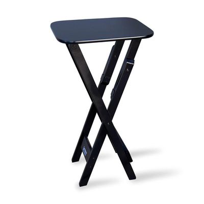 Jogo Dobravel Bistro Com 2 Cadeiras - Preto - Cor: Preto
