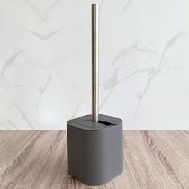 Suporte Escova Sanitária com Tampa para Banheiro Lavabo Polipropileno Dual OU Chumbo