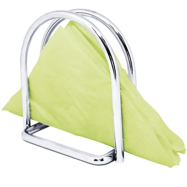 Suporte Porta Guardanapo Papel De Mesa Arco Aço Cromado
