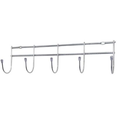Suporte De Parede Multiuso Vassouras Utensílios Aço Cromado